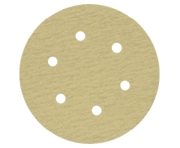 DISCO DE LIJA BASE VELCRO 6x 6 LINEA GOLD G500