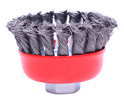 CARDA COPA ALAMBRE TRENZADO 3"X5/8"