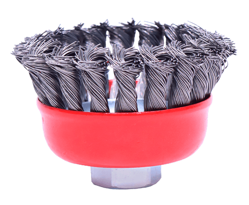 CARDA COPA ALAMBRE TRENZADO 3"X5/8"