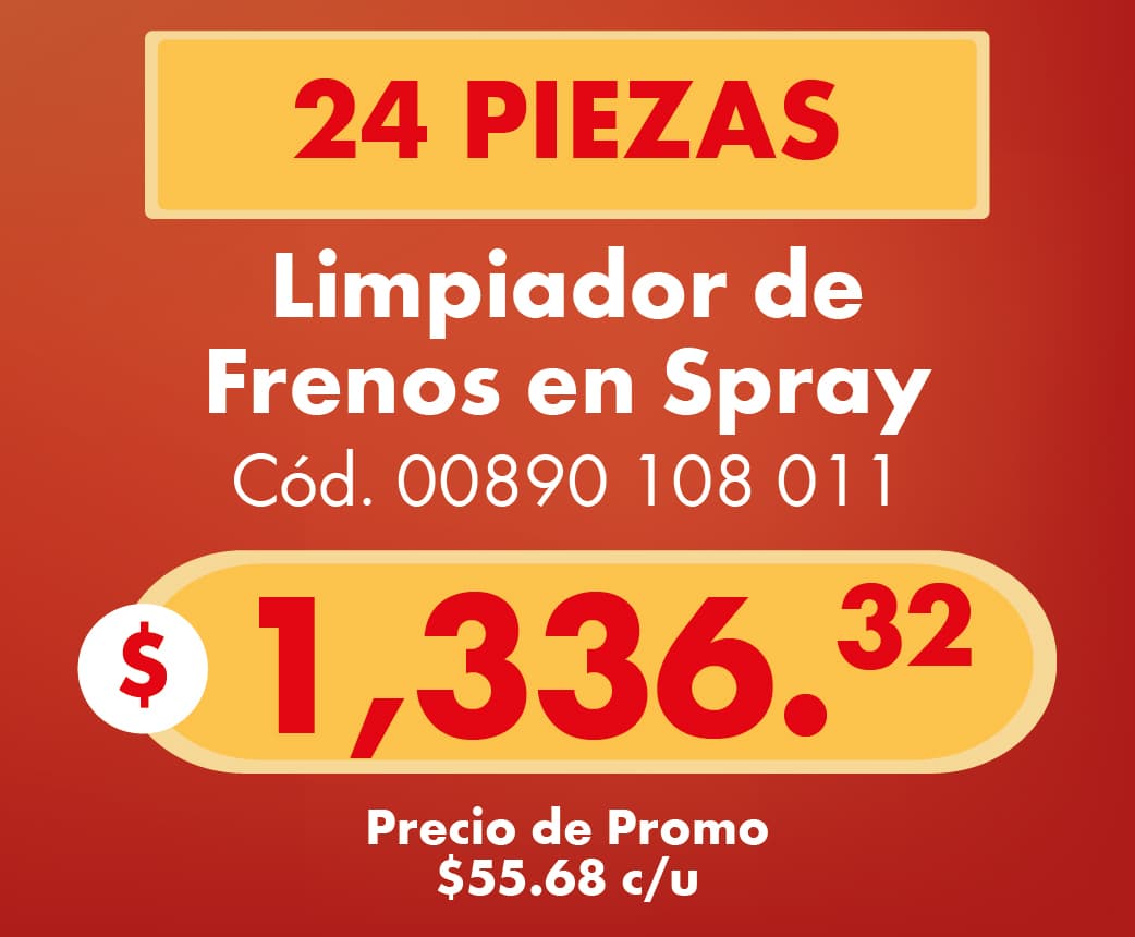 COMBO 24 LIMPIADOR FRENOS SPRAY 500ML        