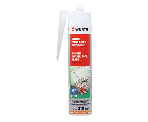 SELLADOR DE SILICÓN ACERO INOXIDABLE 310 ML