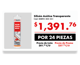 PQT37 - SILICÓN ACÉTICO TRANSPARENTE