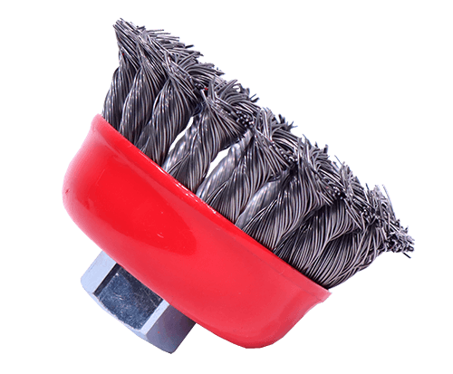 CARDA COPA ALAMBRE TRENZADO 3"X5/8"