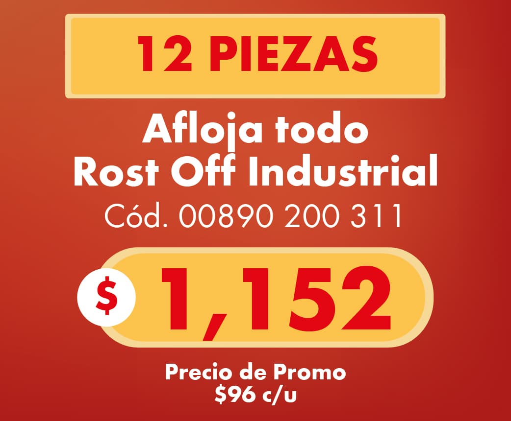 COMBO 12 DE ROST OFF INDUSTRIAL 300ML           