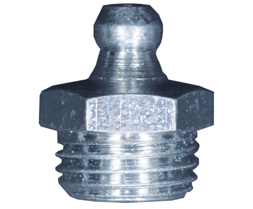 GRASERA RECTA DE 1/4" ACERO ZINC    