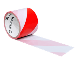 CINTA ADHESIVA PARA SEÑALIZACIÓN ROJO Y BLANCO