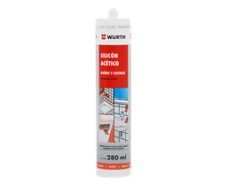 SILICÓN ACÉTICO BAÑOS Y COCINAS TRANSPARENTE 280 ML