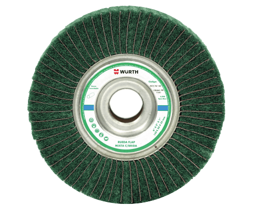 RUEDA FLAP 6"X2"X1" C/BRIDA G-180FIN