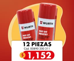 COMBO 12 DE ROST OFF INDUSTRIAL 300ML           