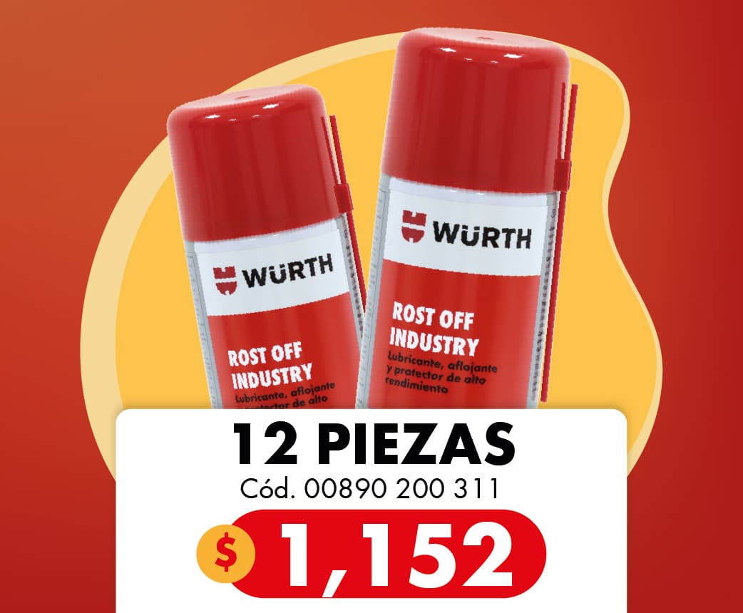COMBO 12 DE ROST OFF INDUSTRIAL 300ML           