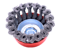 CARDA COPA ALAMBRE TRENZADO 3"X5/8"