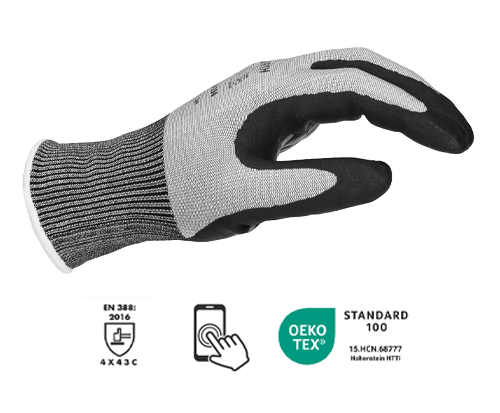 GUANTE ANTIDERRAPANTE "TIGER FLEX" CORTE C TALLA M