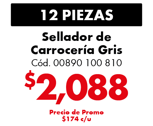 COMBO 12 SELLADOR DE CARROCERIA 600ML GRIS   