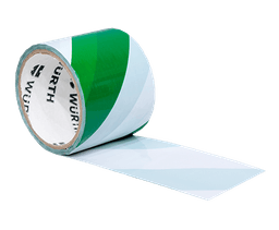 CINTA ADHESIVA PARA SEÑALIZACIÓN VERDE Y BLANCO